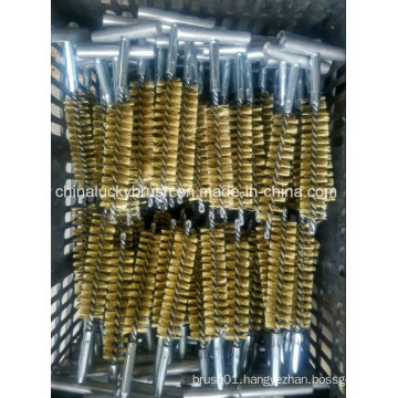 Brass Wire Tube Brush with Metal Handle (YY-596)